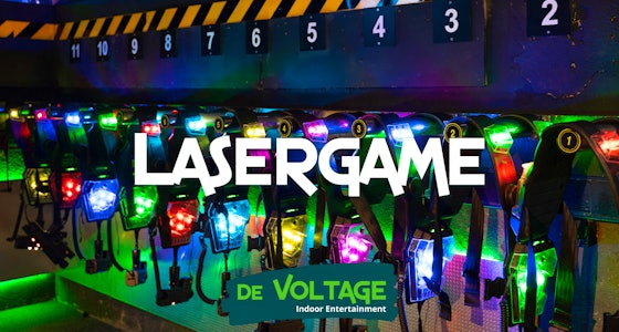 Lasergame voor 6 personen bij De Voltage!